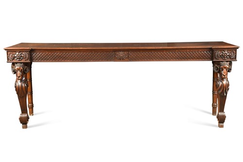 Lot 436 - A Regency style mahogany serving table, 19th century