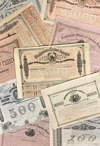 Lot 252 - American bond certificates of various designs...