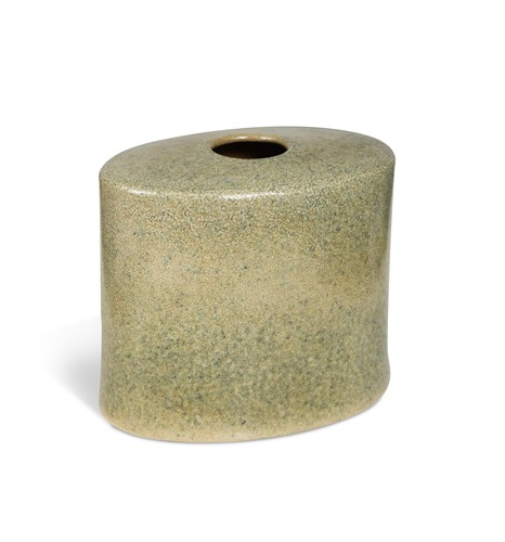 Lot 83 - Ruth King (British, born 1955), a slab-built salt glazed vase