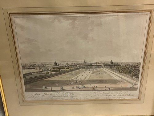 Lot 29 - Six Austrian / Viennese scenic prints, hand...