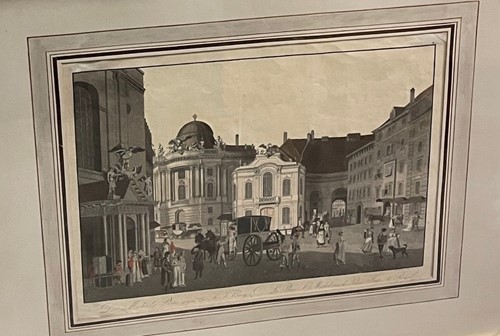 Lot 29 - Six Austrian / Viennese scenic prints, hand...
