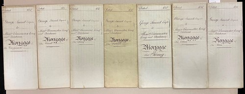 Lot 206 - Maritime interest. Seven mortgage deeds for...