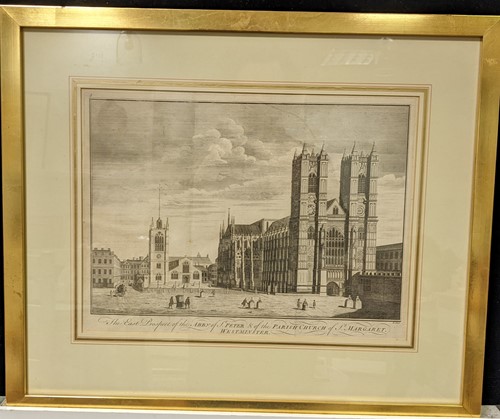 Lot 214 - An 18th century engraving of St Margaret's...