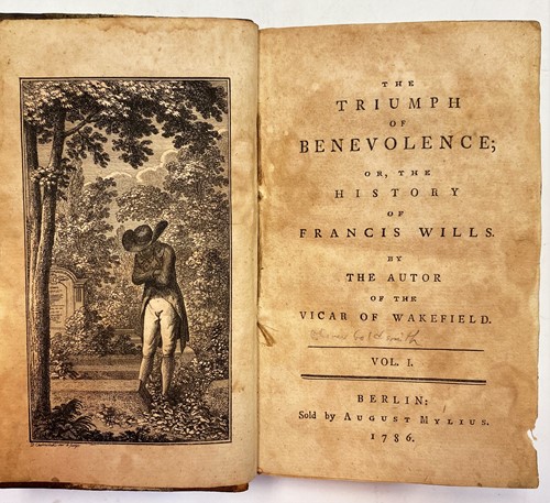 Lot 144 - [GOLDSMITH (Oliver)] The Triumph of...