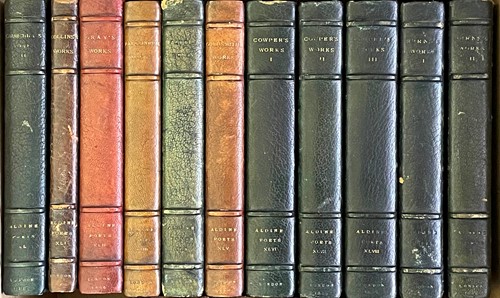 Lot 328 - Bindings. The Aldine Edition of British Poets,...