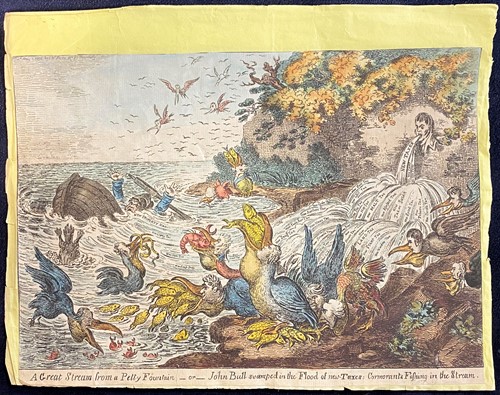 Lot 46 - After James Gillray A Great Stream from a...