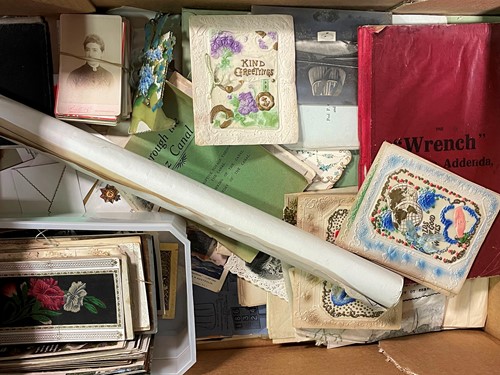 Lot 232 - Ephemera, prints, cards, adverts, etc....