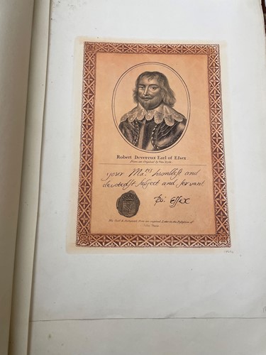 Lot 293 - Warwickshire Portraits, a folio print album...