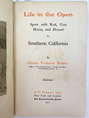 Lot 361 - HOLDER (C F) Life in the Open ... Southern...