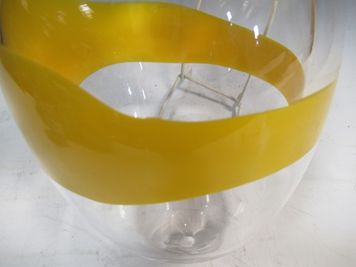 Lot 47 - Bjorn Ronnquist for Ikea, a glass egg in...