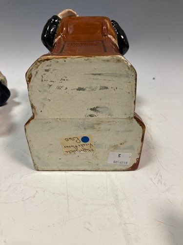 Lot 14 - Staffordshire ceramics, including the Vicar &...
