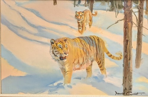 Lot 349 - Donald Grant MBE (1930-2001), Siberian Tigers...
