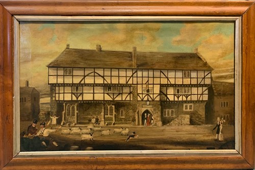 Lot 346 - English Provincial School, The George Inn,...