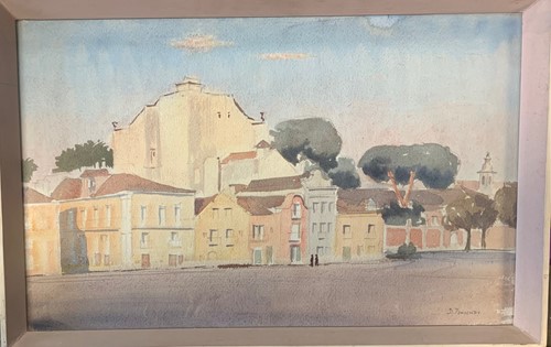 Lot 343 - David Ponsonby (French, 1901-1986) Street...