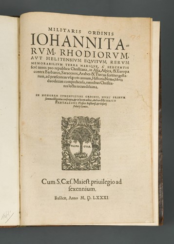 Lot 94 - PANTALEON (Heinrich) Militaris Ordinis...