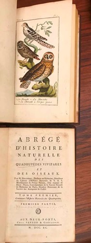 Lot 137 - HOLANDRE (F) Abrege D'Histoire Naturelle des...