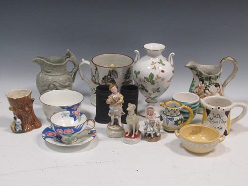 Lot 121 - English 18th & 19th century porcelain and...