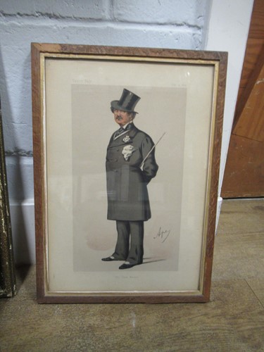 Lot 373 - A collection of nine Spy cartoons, 38.5 x 27cm