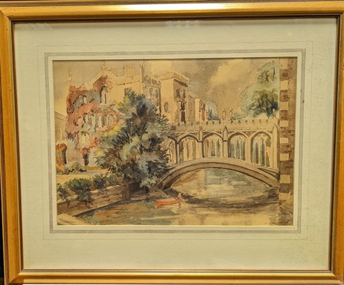 Lot 368 - A. Claud Wright (20th Century), The Bridge of...