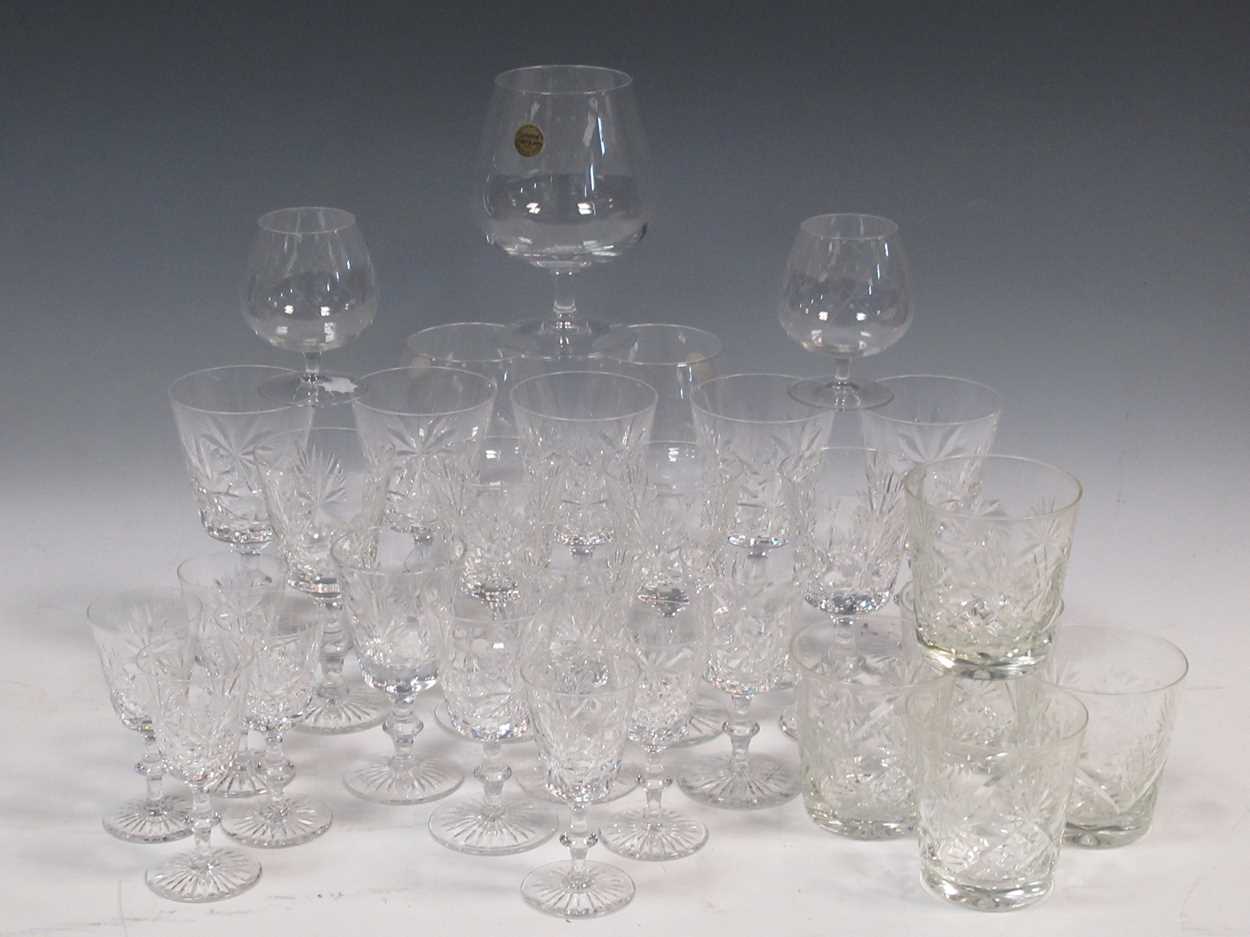Lot 45 - A quantity of Edinburgh glass drinking glasses...