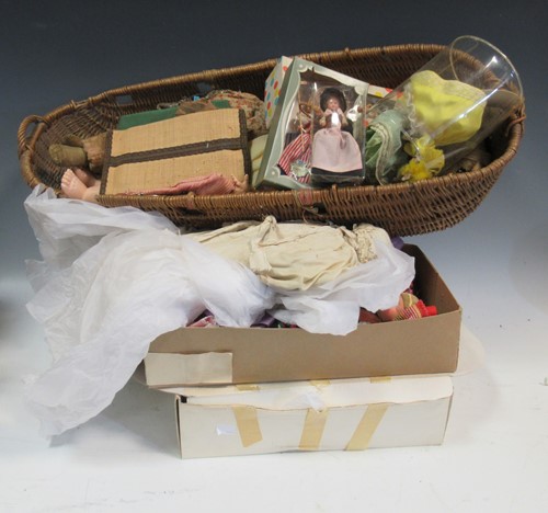 Lot 114 - A bisque headed doll, early 20th century, a...
