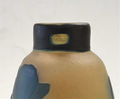 Lot 5 - A Muller Frères cameo glass vase
