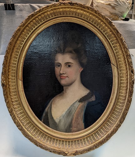 Lot 343 - British School, Portrait of a lady,...