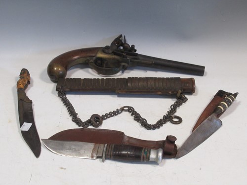 Lot 141 - A modèle 1777 “Charleville” flintlock holster...
