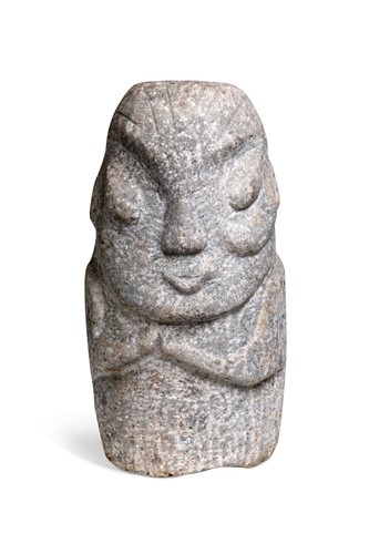 Lot 88 - A Chinese archaic style stone figure