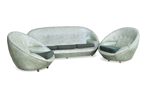 Lot 219 - A 1960s three-piece suite