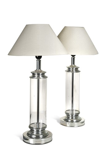 Lot 170 - A pair of Andrew Martin table lamps