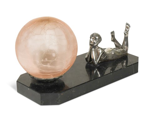 Lot 162 - An Art Deco desk lamp
