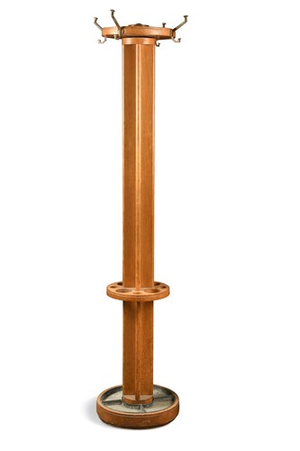 Lot 192 - An Art Deco oak coat stand