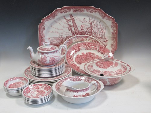 Lot 9 - A large quantity of English pink and white...