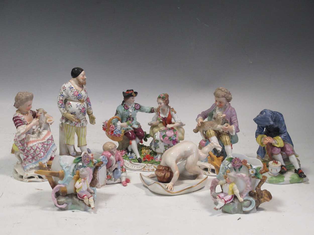 Lot 29 - A collection of mainly Continental figural...
