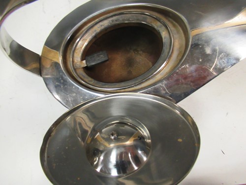 Lot 33 - A modern Georg Jensen green quack coffee/tea...