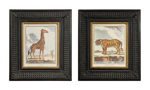 Lot 437 - A collection of 12 coloured reproductions of animals