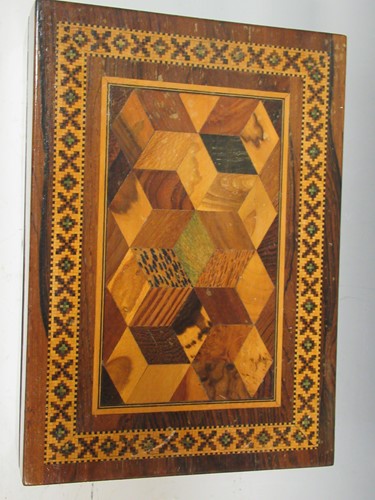 Lot 27 - An Anglo-Indian bone and specimen wood inlaid...