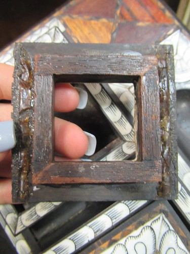 Lot 27 - An Anglo-Indian bone and specimen wood inlaid...