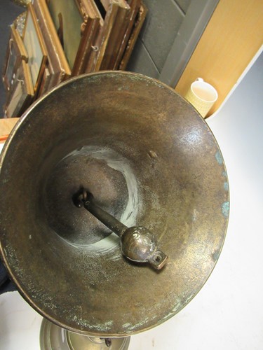 Lot 5 - Two early 20th century bells, one engraved 'PS-...