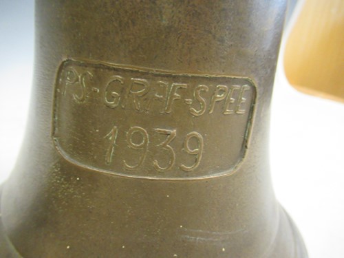Lot 5 - Two early 20th century bells, one engraved 'PS-...