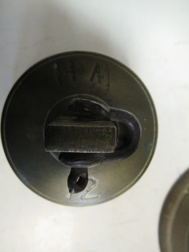Lot 5 - Two early 20th century bells, one engraved 'PS-...