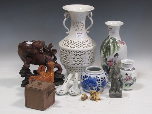 Lot 57 - A collection of mostly Chinese decorative...