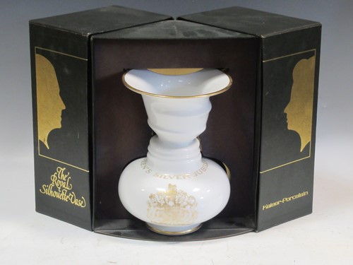 Lot 77 - A Kaiser porcleain Silver Jubilee Silhouette...