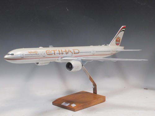 Lot 117 - Bravo Delta model aircraft - Ethiad Airways...
