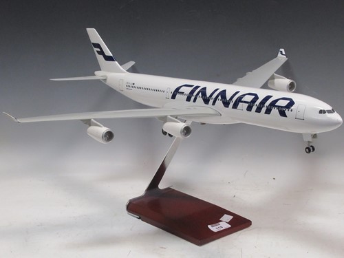 Lot 118 - Bravo Delta model Finnair Airbus A340 airliner...