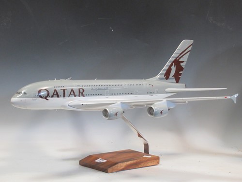 Lot 119 - Bravo Delta model Qatar A380 Airbus airliner,...