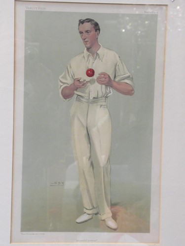 Lot 350 - A collection of ten Spy cricket pictures, to...