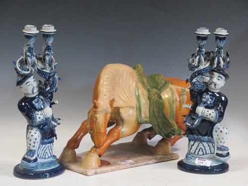 Lot 125 - A modern Chinese model of a Tang style horse...