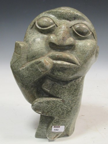 Lot 193 - Edmore Sango (Zimbabwean 20th century) A green...